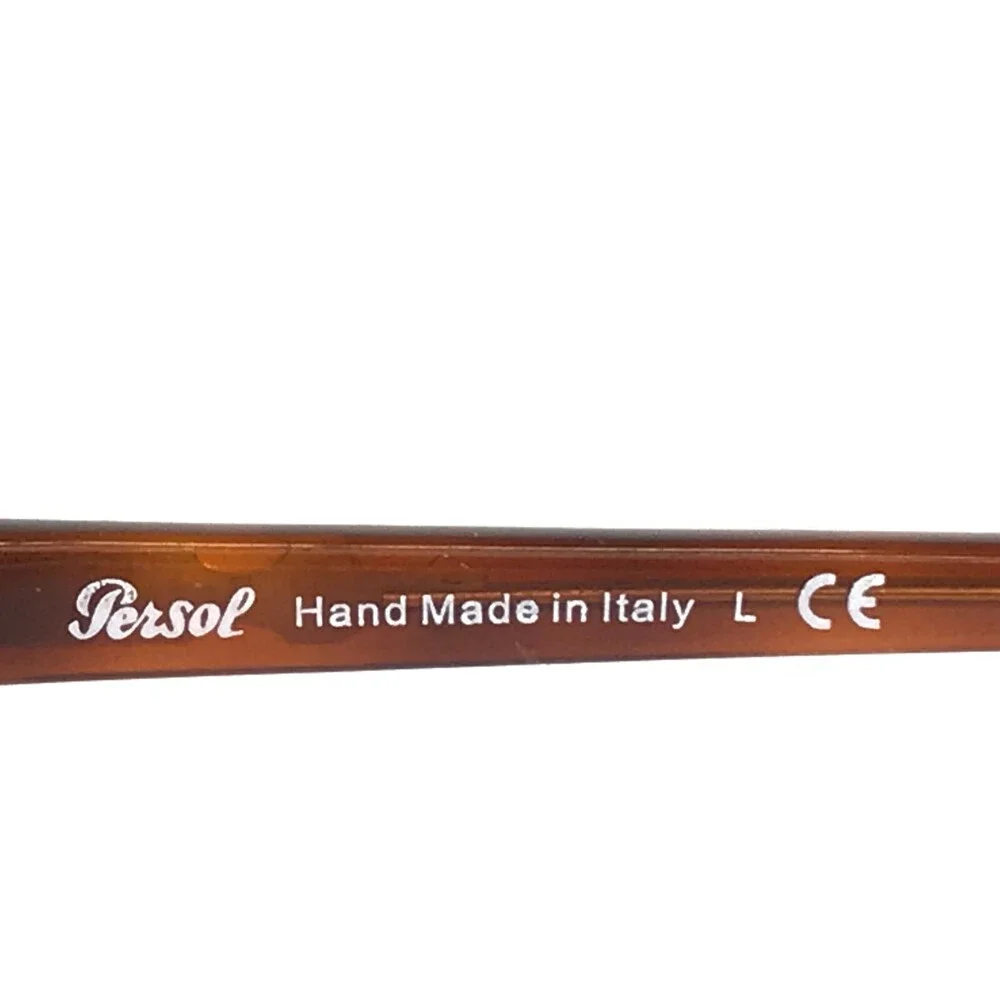 Persol Eyeglasses Frames 3052-V 96 Terra di Siena Brown Tortoise 52-20-145